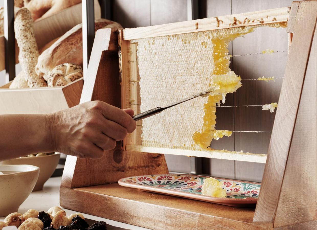 Nautilux Rethymno By Mage Hotels Extérieur photo Honeycomb being scraped from a frame