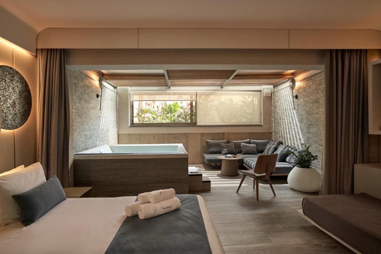 Nautilux Rethymno By Mage Hotels Extérieur photo A room at the hotel